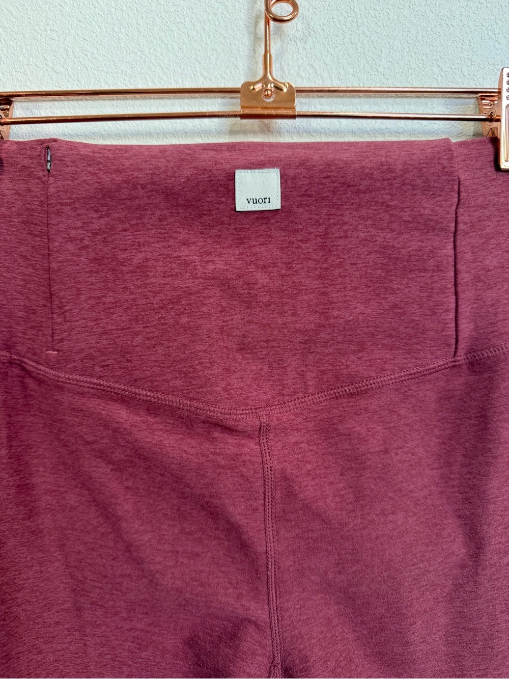Vuori Daily Legging Heathered Mauve High Rise Yoga Pants Small - Picture 3 of 10